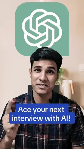 Ace your next interview with AI! #ai #jobtok #chatgpt #careertok #CapCut 