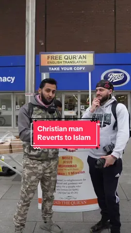 Anthony from Slough explains why he reverted to Islam ☝🏼❤️ #akhi #oneummah #allahisone #church #slough 