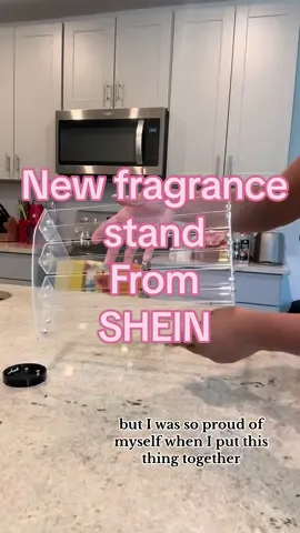Im not handy by any means but i decided to put this new fragrance together that i ourchased from @SHEIN ✨💞 #fragrancestand #shein #newfragrances #fragrancehaul #sheinpurchase #fragrancetiktok 