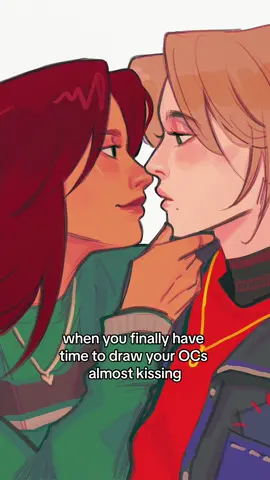 next time i gotta draw them actually kissing #artfyp #fyp #art #procreate #digitalart #artist #artistsoftiktok #artistatiktok #artistoftiktok #foryoupage #drawing #wlw