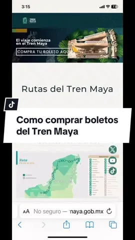 ¿Como comprar boletos del #TrenMaya? Conoce todos los pasos a seguir y ten una gran experiencia en tierras mayas. @Tren Maya 