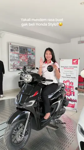 Rugi nih yg mendem-mendem rasa buat gak beli Honda Stylo, cuss beli inden 3 bulanan aja😘 #hondabali #stylo160 #fyp 