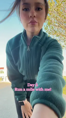 Beat my time from yesterday by a minute! #1milechallenge #runwithme #runninggirlera #fypage 
