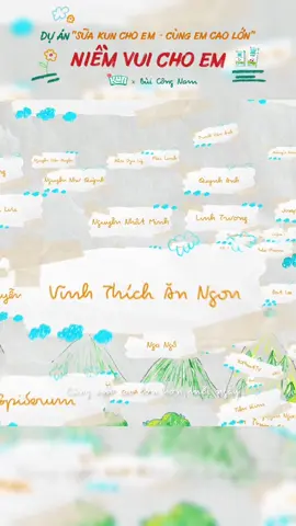 Có ai thấy tên mình trong MV Niềm Vui Cho Em không nè😍😍 Bình luận ngay nhaaa 😁 #niemvuichoem #SUAKUN #buicongnam #xuhuong #suakunchoem #embevungcao ##nhachaymoingay##thieunhivietnam##Kun100SuaTuoi