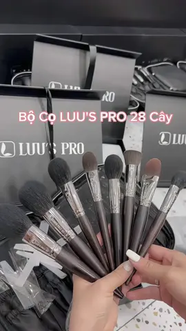 Bộ Cọ Make Up Chuyên Nghiệp LUU'S Pro 28 cây đã về hàng rồi ạ 🥰#mypham #makeup #luus_store #luuthuy #xuhuong #reviewlamdep 