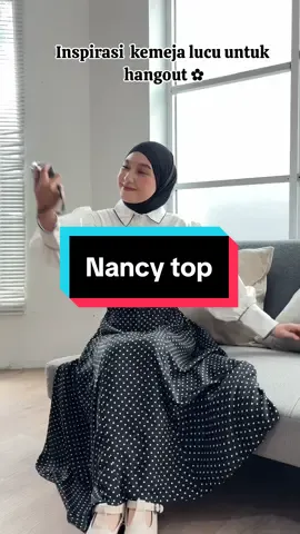Masih harga promo launching 😍 #fyp #kemejalucu #promoguncang55 #kemejasimplewanita #nancytopbysummerrush #kemejakerja #kemejapremium 