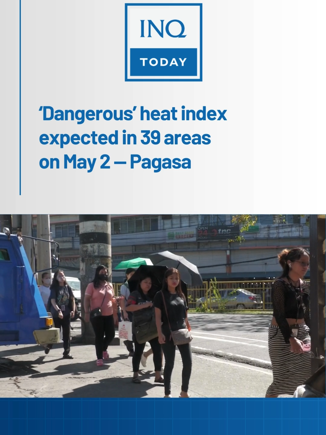 “Dangerous” levels of heat indexes are forecast over 39 areas across the country on Thursday, May 2. #TikTokNews #SocialNews #NewsPH #inquirerdotnet