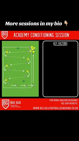 Conditioning with the ball and link up play - check BIO for more #footballcoach #coaching #training #football #fyp 