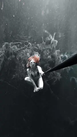 🖤 wearing @SlingItBikinis.com 🖤 #underwater #freediver #freediving #goth #alt