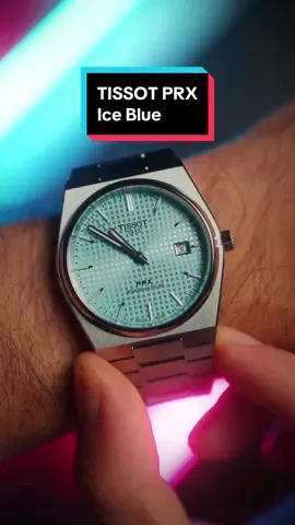 Unboxing the Tissot PRX Ice Blue! Absolutely love the bracelent on this watch 😍 #watches #watchtok #tissot #tissotprx #tissotprxiceblue #tissotprxpowermatic80 @TISSOT 