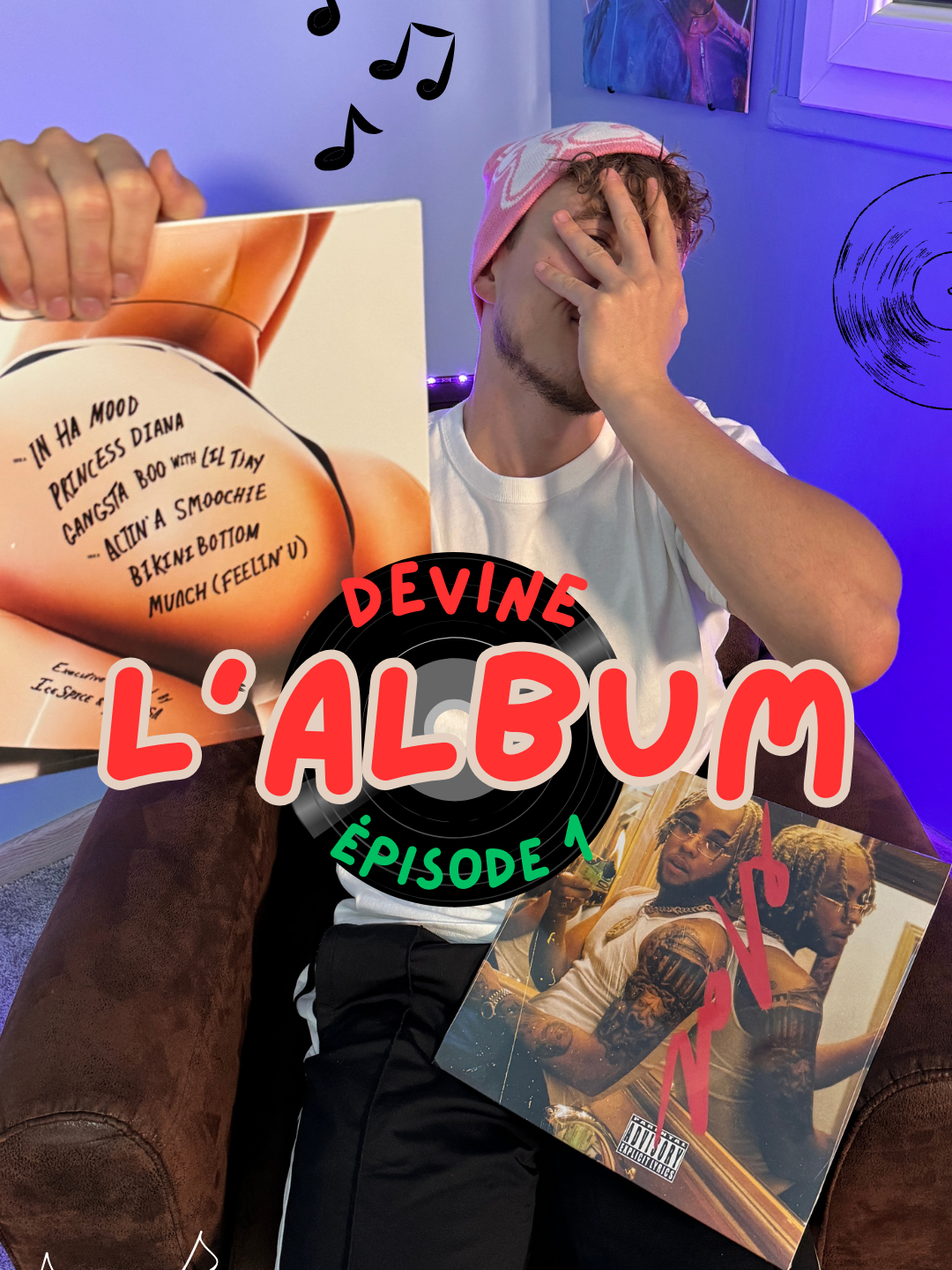 Qui veut une Rolex dans sa boite aux lettres ?? 😍 Trouve les 3 bons titres en commentaires et identifie ton pote pour voir s'il est meilleur que toi!  Avec Madame Fulmino on a joué à un jeu : elle me montre un vinyle, et grâce à la cover je dois citer : - le nom du rappeur ; - le nom de l'album ; - chanter une chanson présente sur l'album. Si j'arrive à faire ces 3 choses, je gagne le vinyle de rap, sinon, il retourne au magasin ! Aujourd'hui on avait du SCH, du Ninho, du Gazo, et du Gims. Abonne-toi pour pas rater l'épisode de demain ! #vinyle #rolex #pnl #sch #gims #ninho #gazo #coupletok