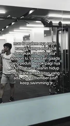 just keep swimming #gym #gymmotivation #workout #gymquotes 