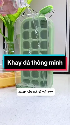Khay làm đá thông minh, có nắp đậy kín #khaylamda #khaydathongminh #xuhuong #vairal 