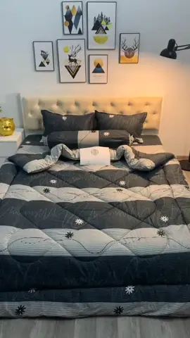 Bộ chăn phao mang lại cảm giác ấm áp và êm ái cho mọi người #chanphao #chăn_ga_gối_đệm 