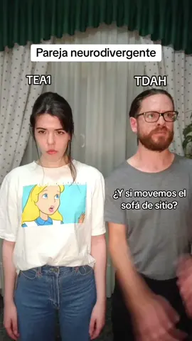 ¿Llegamos tarde al trend? 😅 Aquí mostramos uno de los choques que pueden surgir entre un TEA y un TDAH, la necesidad de estabilidad del TEA vs la impulsividad  y búsqueda de nuevos estimulos del TDAH. ¿Alguien se siente identificado? ☺️☺️☺️ #tea1 #autismo #tdah #tdahadulto #neurodivergente #pareja #conflicto #pelea #trend #lucha #fight #humor 