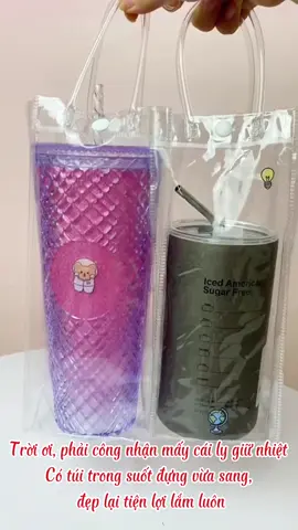 Túi trong đựng ly giữ nhiệt #giadungthongminh #giadungtienich #tuitrong 