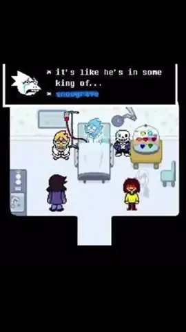 Its like hes in some king of… snowgrave #deltarune #deltarunechapter2 #deltarunesnowgrave 
