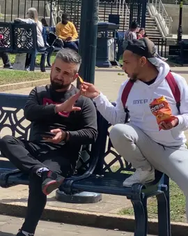 The first guy got fed up eating my crisp😁