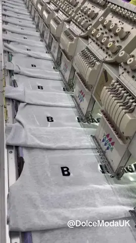 Our factories mass produce clothing for your favourite brands, here we have behind the scene footage of balenciaga t shirts being manufactured #luxury #wholesale #dropshipping #fashion 