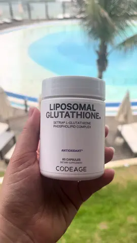 Liposomal Glutathione by Codeage is the best!!! Buy yours on TikTok ❤️❤️❤️ #liposomal #liposomalglutathione #antioxidants #skincare #bodycare #tiktokshop #dealdash #sellwithtiktokshop #tiktokmademebuyit #grwmchallenge #antioxidant #setria #lglutathione #fy #mothersday #mothersdaygift 