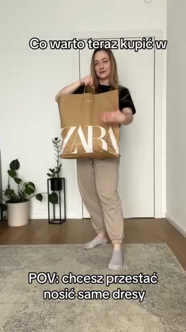 Dresy ponad wszystko, ale czasem można się postroić 🎀 #zara#haul#outfit