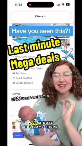 Looking for a mega bargain get away to the sunshine?! ☀️ This is a great page to browse for a last minute deal! I have put the link you need in my link tree, note that this is an affiliate link which means we get a small commission should you book a holiday (at no extra cost to yourself).  #lastminuteholiday #holidaydeals #cheapholidays #cheaptravel #tui #thetravelmum #savemoneytips #moneysavingtipsuk 