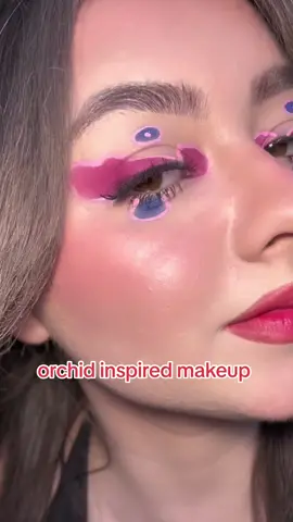 doing spring eyes inspired by orchids 🌸  #makeup #makeuplooks #orchid #spring #mus #eyes #makeuphacks #makeuptutorial 
