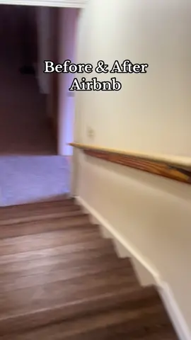 Renovating the lower level of our split level house to rent on @airbnb was our first project after moving in! We did it all ourselves and are so proud of how it turned out! #homerenovation #splitlevel #beforeandafter #roomtransformation #diyhomeprojects #airbnbrental #airbnb #airbnbhost #extramoney @Lowe’s @West Elm @sherwinwilliams 