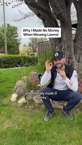 If you’re not making money, its likely because you’re still mowing lawns… #fyp