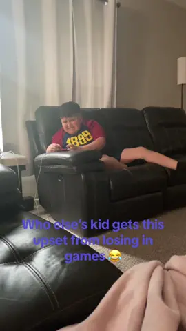 Seriously i keep telling him its just a game and he says i don’t understand 😂 #fyp #kidsoftiktok #funny #humor #videogames #gaming #upset 