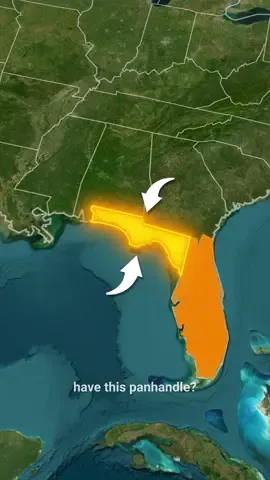 Florida Panhandle 🇺🇸 Why Does Florida Have It and Not Alabama? 🤔 #florida #alabama #panhandle #floridapanhandle #state #statefact #border #floridaborder #alabamaborder #us #learn #usa #unitedstates #states #map #maps #geography #History #border #viralfact #facts #fyp #geotok #historytok 