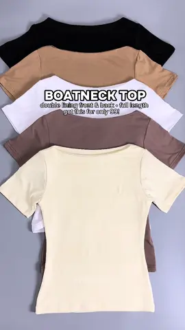 new boatneck body hugging top definitely a must have 🧸 #doubleliningtop #doublelinedtop #basictop #capsulewardrobe #OOTD #ktine 