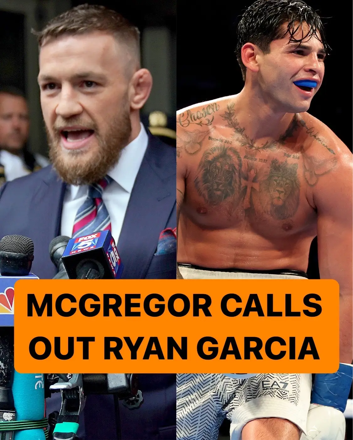 Conor McGregor just went at Ryan Garcia 👀 #conormcgregor #ryangarcia #boxing