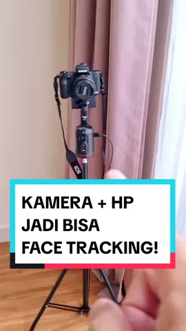 mantab nih TNW P-05 tripod auto face tracking bisa untuk hp + kamera mirrorless/ dslr! sudah ada remote bluetooth + lampu 🔥🔥