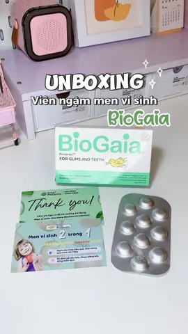 Bà nào có vấn đề về hơi thở có mùi nè thì bơi vào đây với tui nhen #biogaia #menvisinh #unboxing #unboxingasmr #unboxingvideo #xuhuong #fyb #fybシ#chit_unbox #chit_review #kimhautt