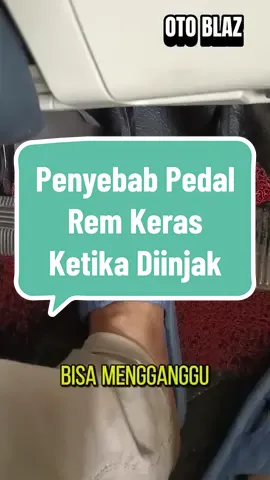 Penyebab Pedal Rem Keras Ketika Diinjak #infootomotif #otomotif #automotive #tipsotomotif 