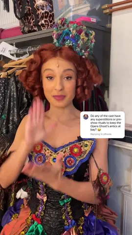 You asked, and we delivered! 🌹 Our talented @Eve Shanu-Wilson has answered if she has any pre-show rituals or superstitions. ✨ #phantom #london #westend #theatre #cast #christine #musicaltheatre #superstitions #ghosts #phantomoftheopera 