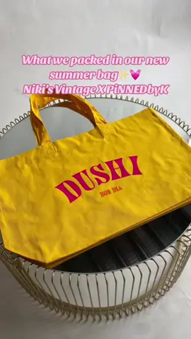 SHOP NOW GIRLIES!! Nieuwe shoppers online in samenwerking met Niki’s Vintage🙌🏻🩷 Helemaal in love, jullie ook? @Niki's Vintage  #pinnedbyk #nikisvintage #fy #shopper #bag #summerbag #beachbag 