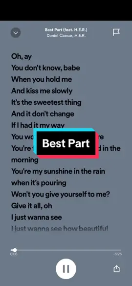 Best Part #jay #fypシ #fyp #lyrics 