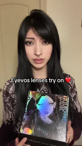 Soo comfy and pretty all contacts from @EYEVOS OFFICIAL use my link in bio to shop 🖤