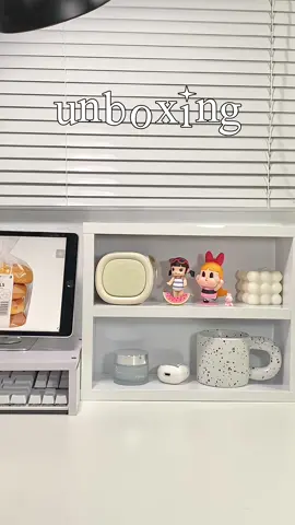 kệ 2 tầng decor siu xinh mấy bà ơi ✨🎧📎🍧🐰#ke2tang #unboxing #decor #xuhuong #trending #fypシ #foryoupage #unbox #nghile2009 