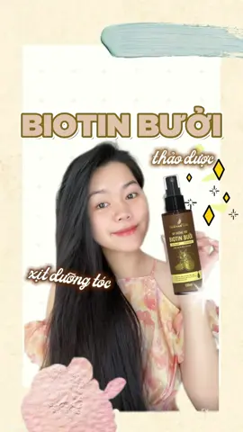 Tóc bà nào hay rụng thì dùng ngay em xịt tóc biotin bưởi từ thảo dược này nha #goccuatram_tramhaircare #tramhaircare #xitmoctoc #tinhchatsabuoikichmoctoc #moctoc #moctocnhanh 