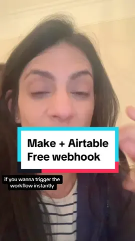 This js by far the easiest (and FREE) way to trigger a workflow in Make from Airtable. If you know of an easier way, let me know in the comments  #aiautomation #gpt4 #openai #automation #workflow @Airtable 