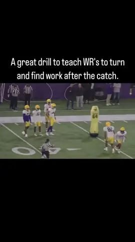 RECEIVERS -  No Block 🔨 = No Rock! 🪨  #LSU #WideReceivers #Blocking #SEC #Drills #FootballDrills #ReceiverDrills 