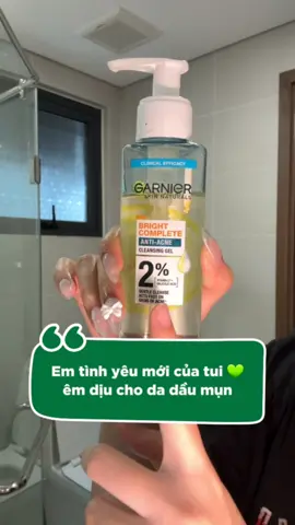 Em sữa rửa mặt tình yêu mới 💚 dịu nhẹ êm cho da dầu mụn, giá HSSV okela lắm  #garnier_vn #sinhvien #dadau #dadaumun #hocsinhcap3 #muataitiktok #tiktokmademebuyit #muataitiktokshop #suaruamat 