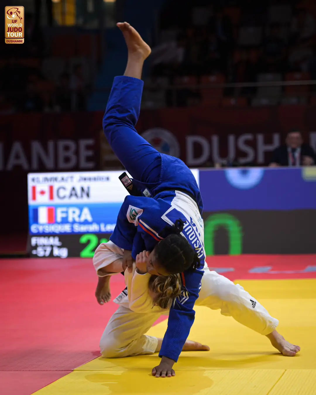 Canadian Olympic race - today gold goes to Klimkait 🥇🇨🇦 Follow all the action on JudoTV.com 💻 #JudoDushanbe #Judo #Dushanbe #Tajikistan #Sport #Olympics #OlympicQualifiers #RoadToParis2024 #WJT #Icona