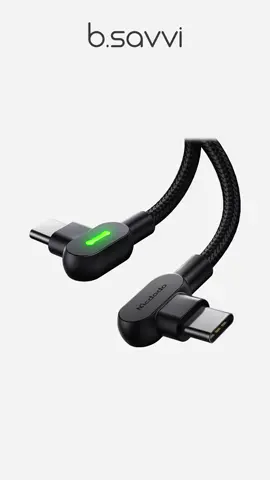 Mcdodo Right Angle USB C to USB C Fast Charger Cable 60W PD 3A Charging Mcdodo Button Series Right Angle 90 Degree Connector USB-C to USB-C Cable. Its unique double 90-degree L-shaped design and LED indicator light make it perfect for gaming, video streaming, and reading in a relaxed position. With 60W PD fast charging capabilities, it swiftly recharges your devices, reaching 50% in just 30 minutes. Additionally, it supports Qualcomm QC 3.0/4.0. This cable also facilitates data transfer at 480Mbps, enabling rapid file sharing between USB-C smartphones and Type-C laptops. Enjoy convenience, speed, and comfort with Mcdodo versatile USB-C cable. Shop Now! @b.savvi 10% Off #coupon code: 10-OFF #mcdodo #usbc #cable #tech #gadgets #bsavvi