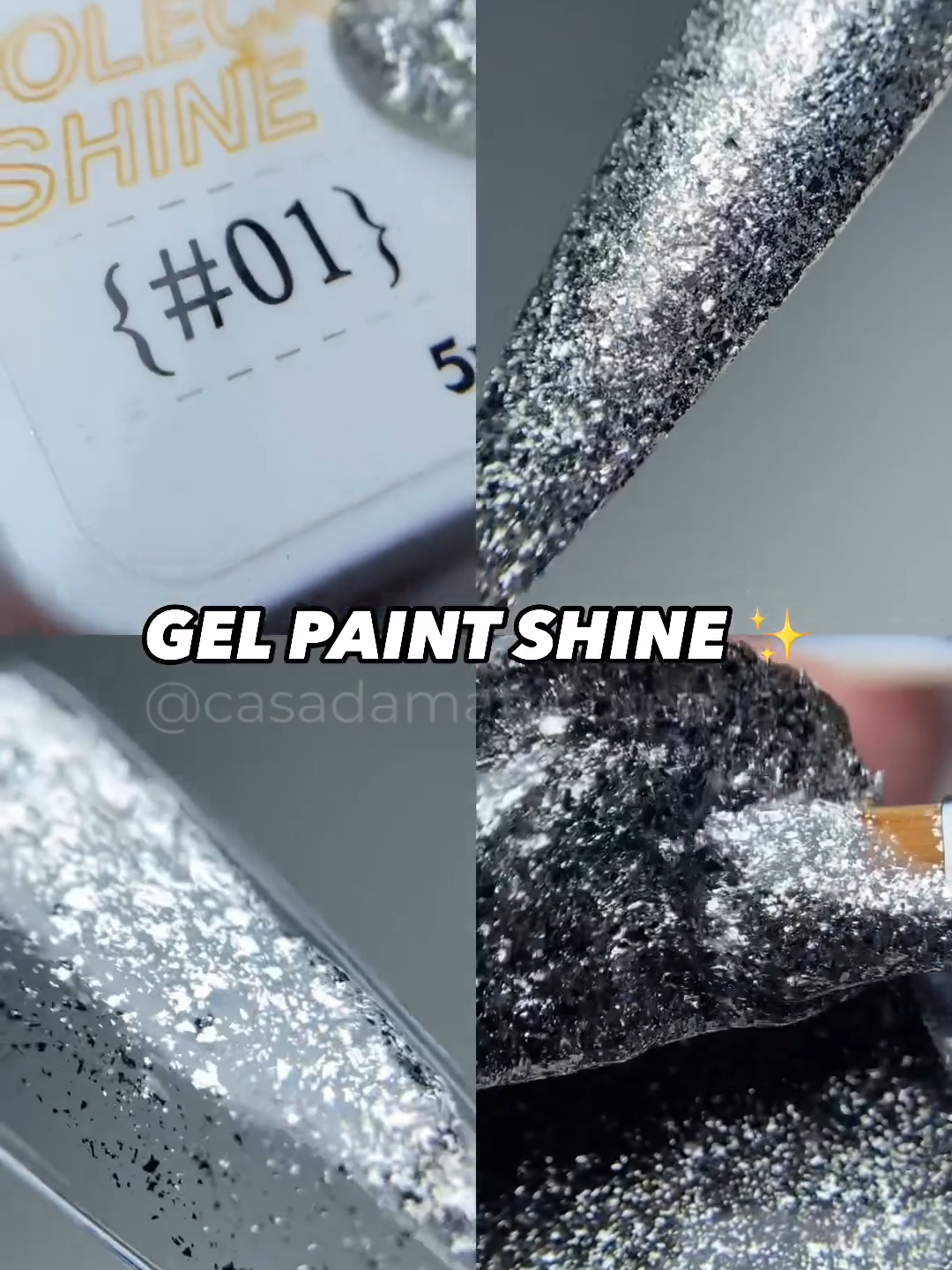 Gel Paint Shine @kaisanails_ ✨ Ele é perfeito para unhas Ousadas e Gliterinadas! Pode ser usado para pintar a unha por completo, ou somente para decorações e detalhes 🤩 Disponível em 4 cores MARAVILHOSAS por apenas R$19,99 cada 💖 📲Gostou e quer pedir o seu? Chame já nossa equipe pelo WhatsApp (41) 99811-8213 ou acesse pelo link na BIO. Enviamos para TODO Brasil 🇧🇷 Entregas GRÁTIS via Motoboy para Curitiba e Região, consulte as condições 🛍️ #gelpaint #gelshine #kaisa #unhasdecoradas #unhascomglitter #glitter #nailart #naildesigner #gelpainting #lojacasadamanicure #cwbnails #sjpnails #manicure #nailtiktok
