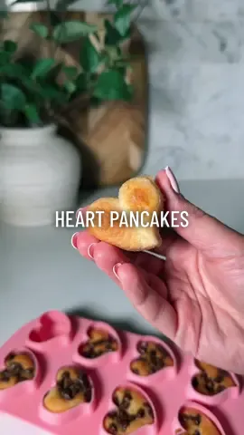 Chocolate Chip Pancakes 🥹💕 Bake at 350 for 15 minutes #asmr #pancakes #breakfast 