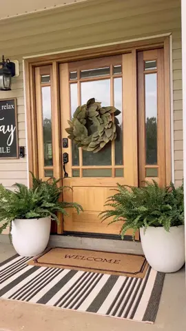 My favorite artificial ferns are back in stock!! These are from Amazon and they are BEAUTIFUL. They made the perfect addition to our porch! I also have some in hanging pots! They are perfect for summer decor!😍 #artificialfern #fern #ferns #artificialplants #porchdecor #patiodecor #backyardvibes #outdoorliving #amazonoutdoor #amazonmusthaves 